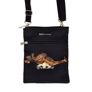 Pippi Longstocking Shoulder Bag Black