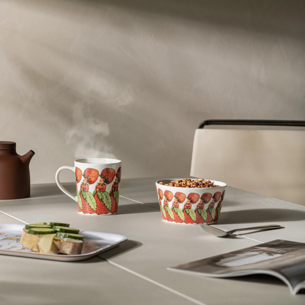 Design House Stockholm Elsa Beskow Bowl 500ml The Strawberry Family