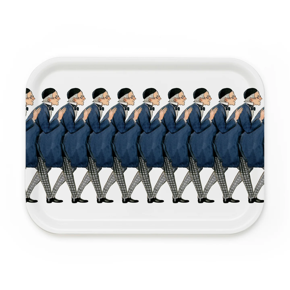 Design House Stockholm Elsa Beskow Tray 20x27 Uncle Blue