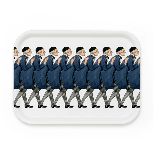 Design House Stockholm Elsa Beskow Tray 20x27 Uncle Blue