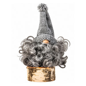 Santa Tutt Sheepskin Grey Hat