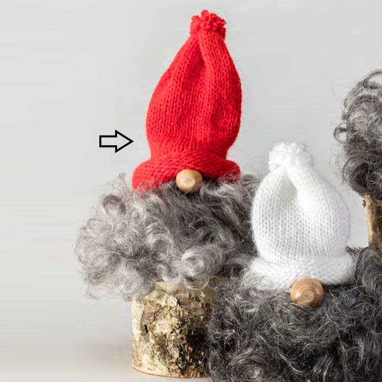 Santa Tutt Sheepskin Red Cap