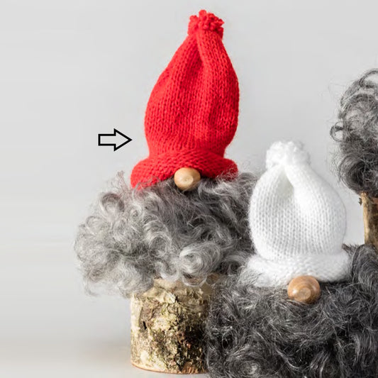 Santa Tutt Sheepskin Red Cap