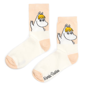 Moomin Snorkmaiden Ladies Socks Peach