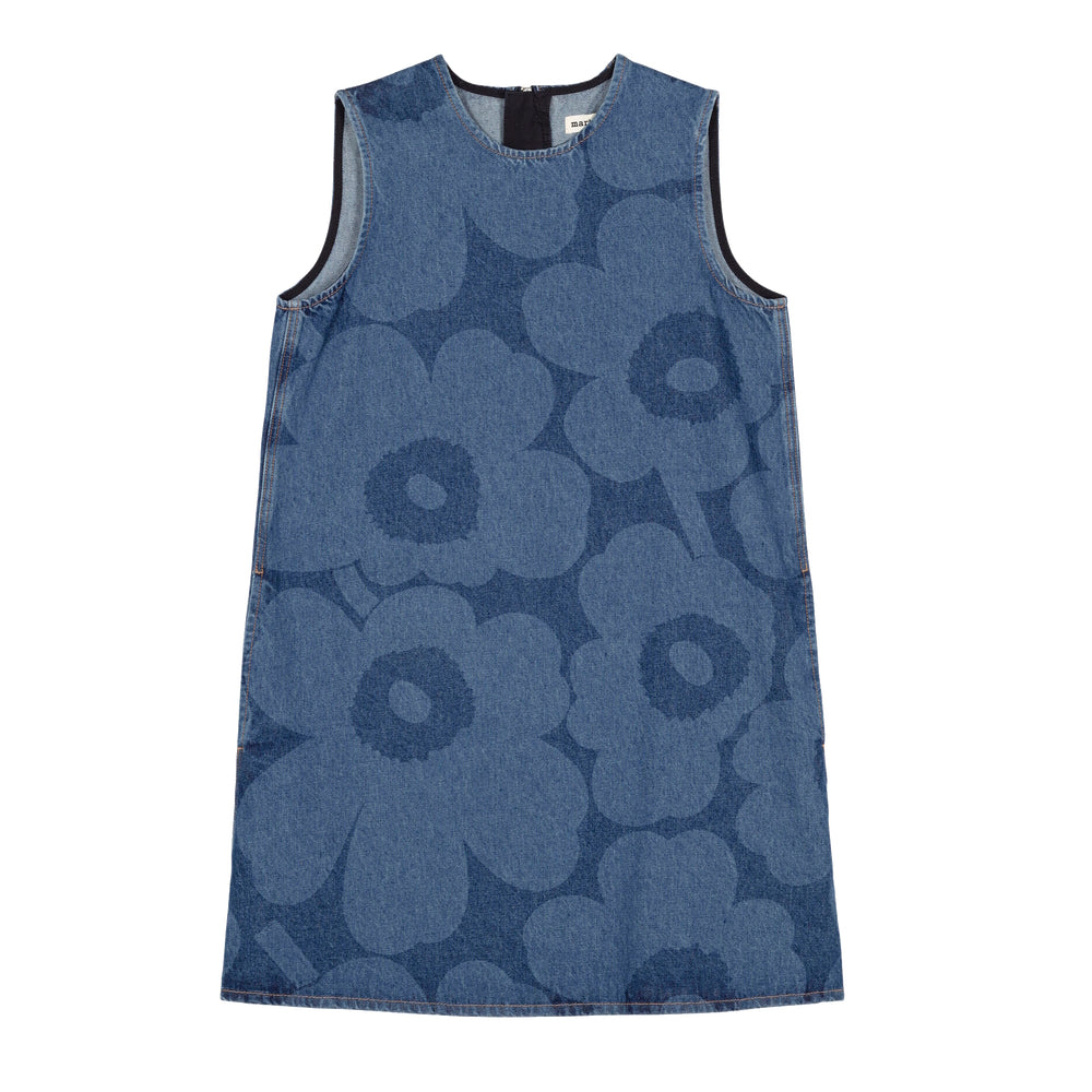 Somasti Unikko Maridenim Dress Indigo