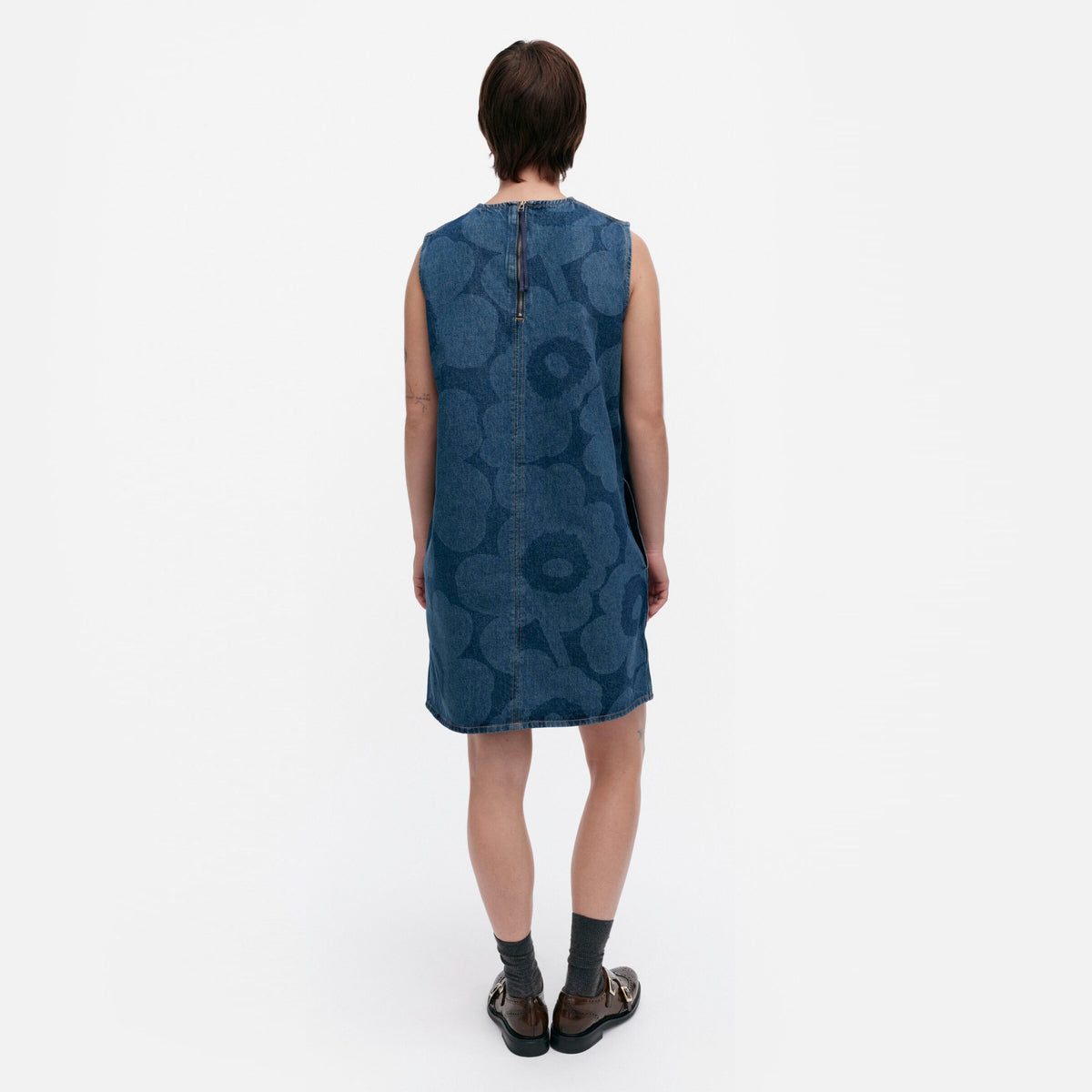 Somasti Unikko Maridenim Dress Indigo