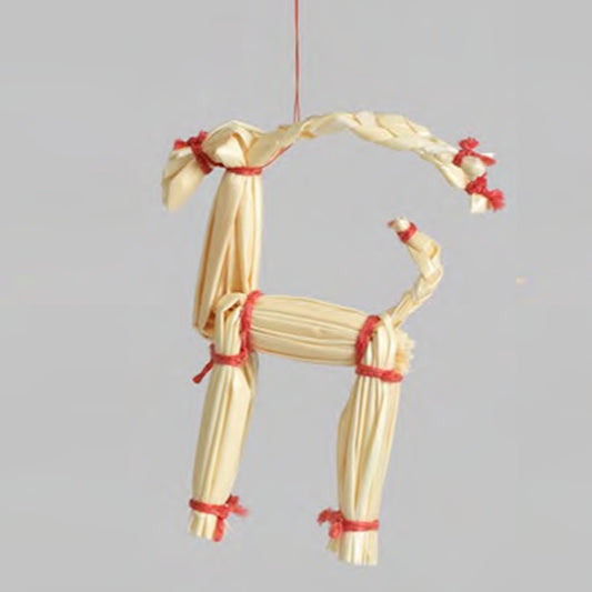 Straw Goat Hanging Ornament