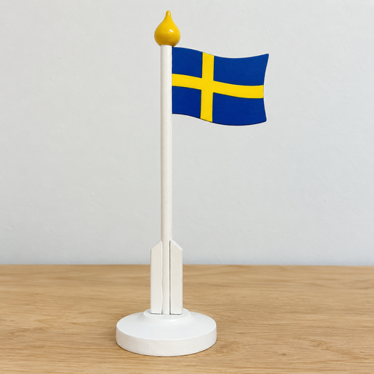 Swedish Table Flag 25cm