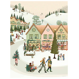 White Christmas Card