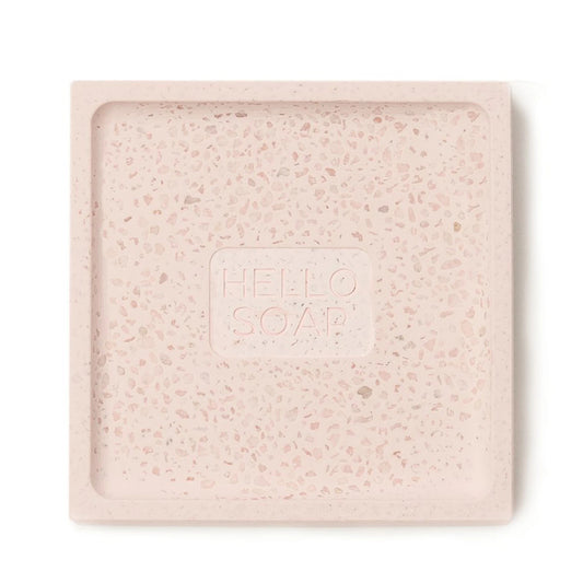 Hello Soap Dish pink