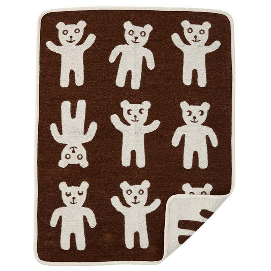 Klippan-bruno-cotton-kids-blanket-brown