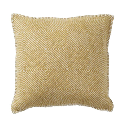 Klippan Gooseye Recycled Wool Cushion Cover Yellow