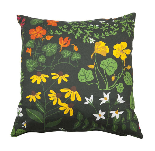 Klippan-leksand-cotton-cushion-cover-green