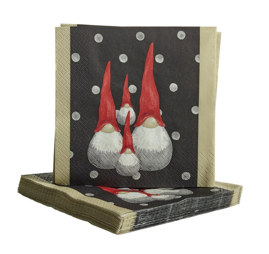 Santa High Hat Napkins 25x25