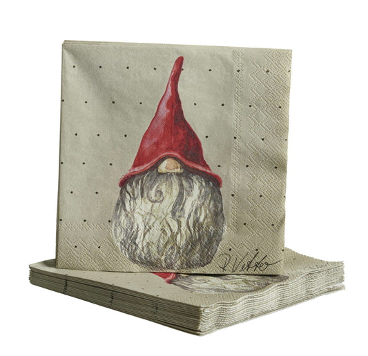 Herman Santa Napkins 25x25