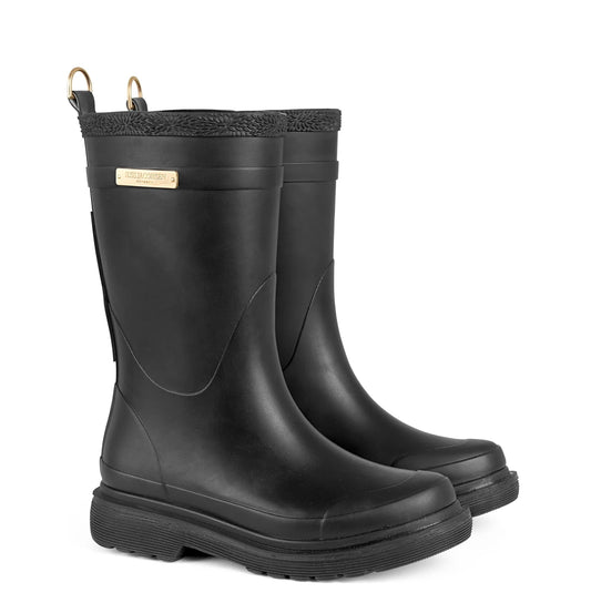 Mid Detailed Boots Black