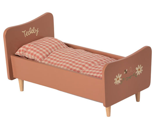 Maileg Wooden Bed Rose for Teddy Mom
