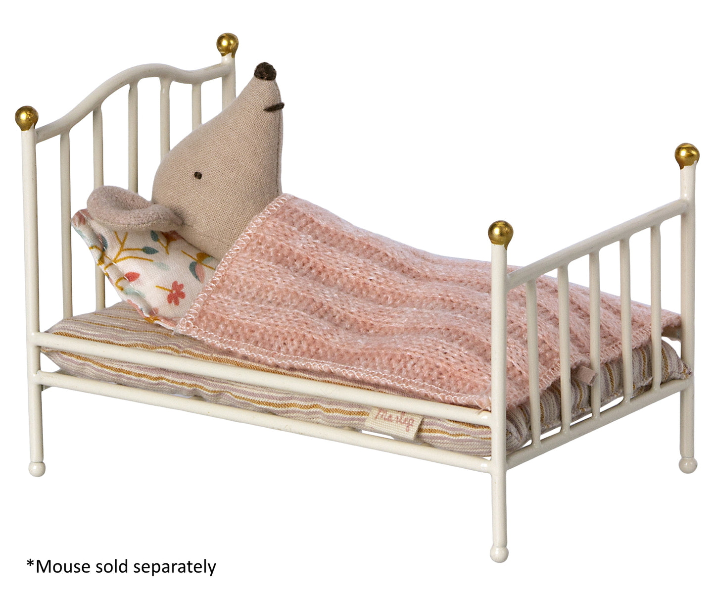 Maileg Mouse Vintage Bed off-white
