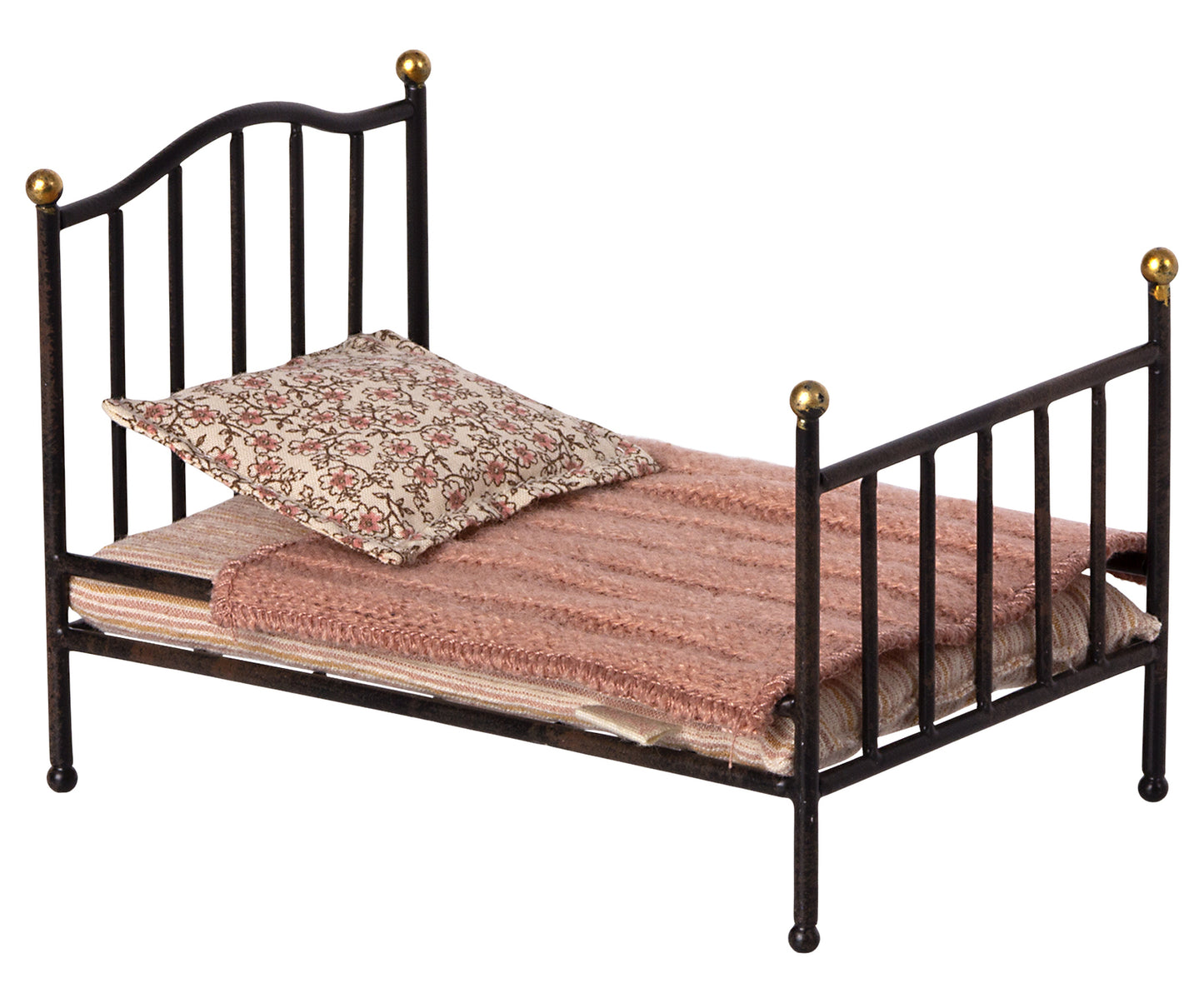 Maileg Mouse Vintage Bed anthracite