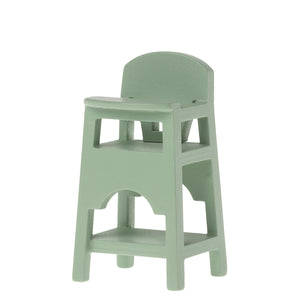 Maileg High Chair for Mouse mint