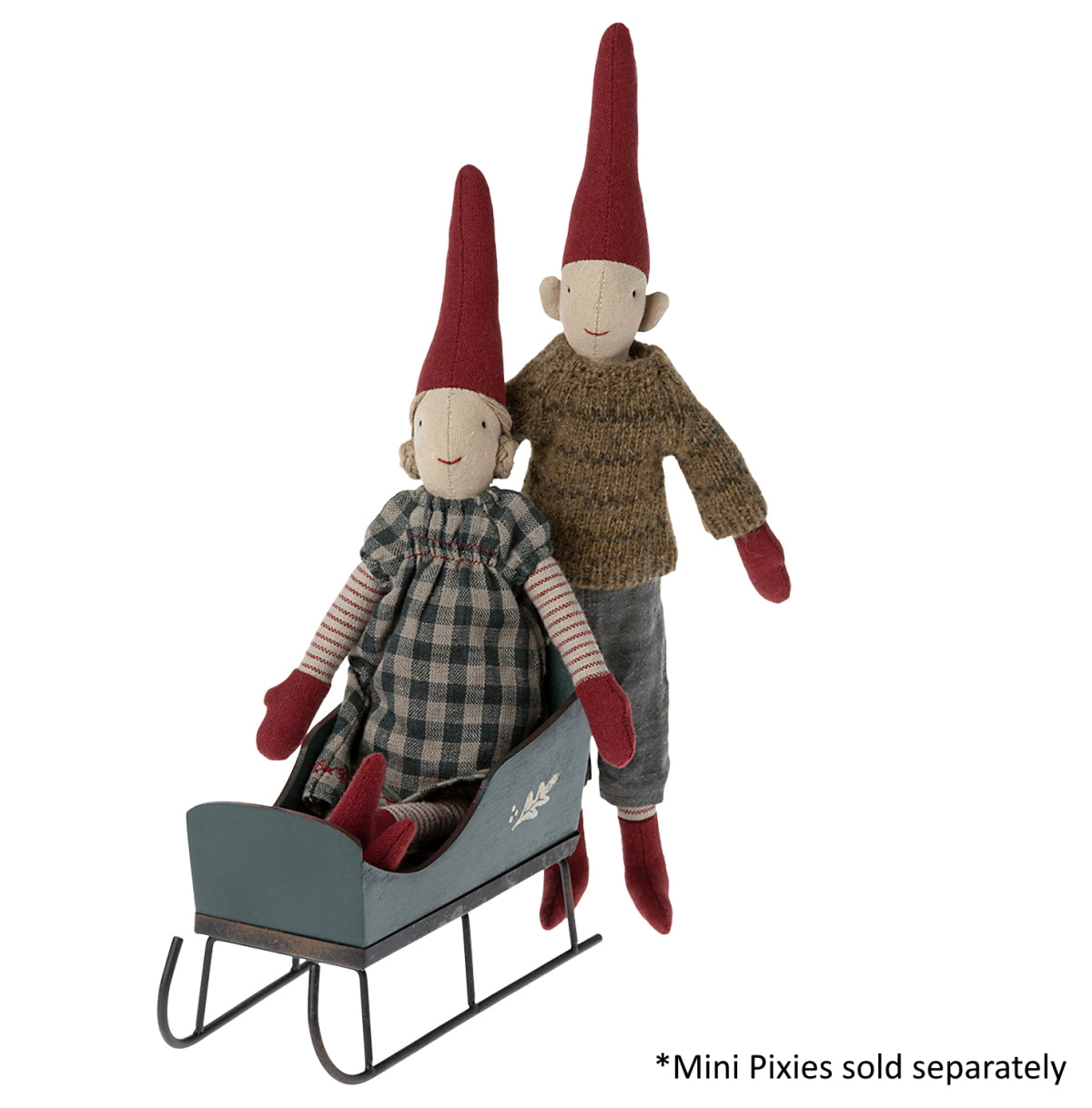 maileg-sleigh-for-mini-pixy-green
