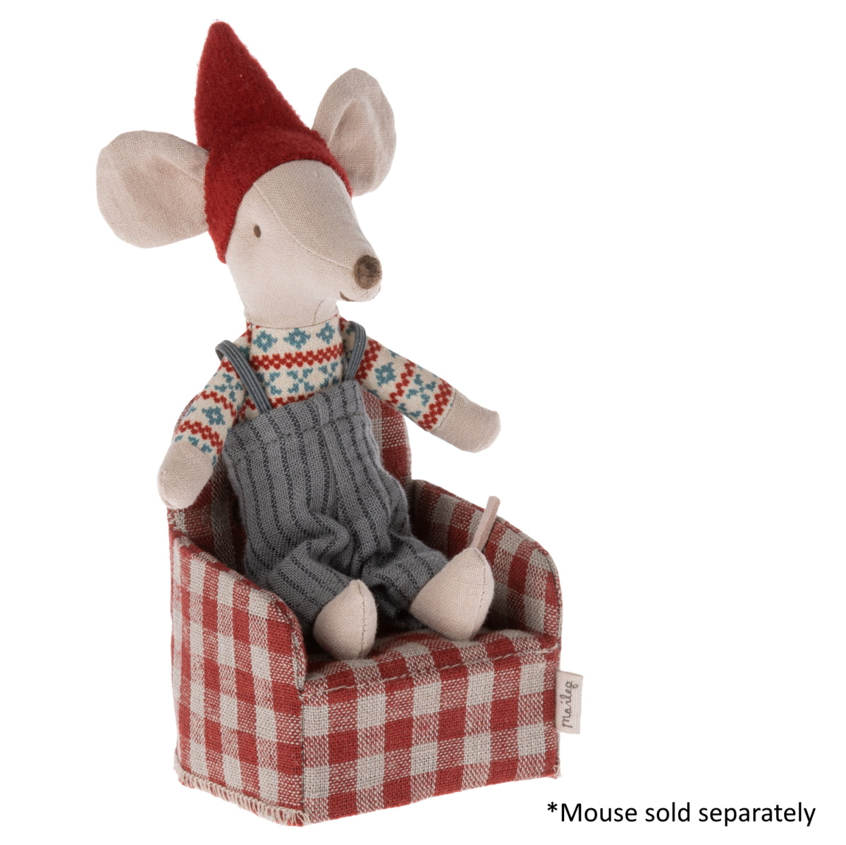 Maileg Chair for Mouse red