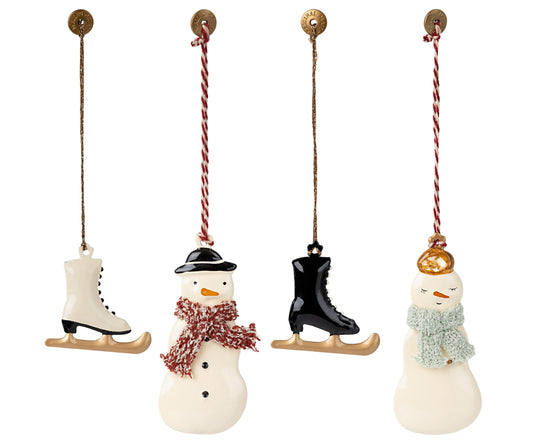 Maileg Metal Ornament Set Winter Wonderland