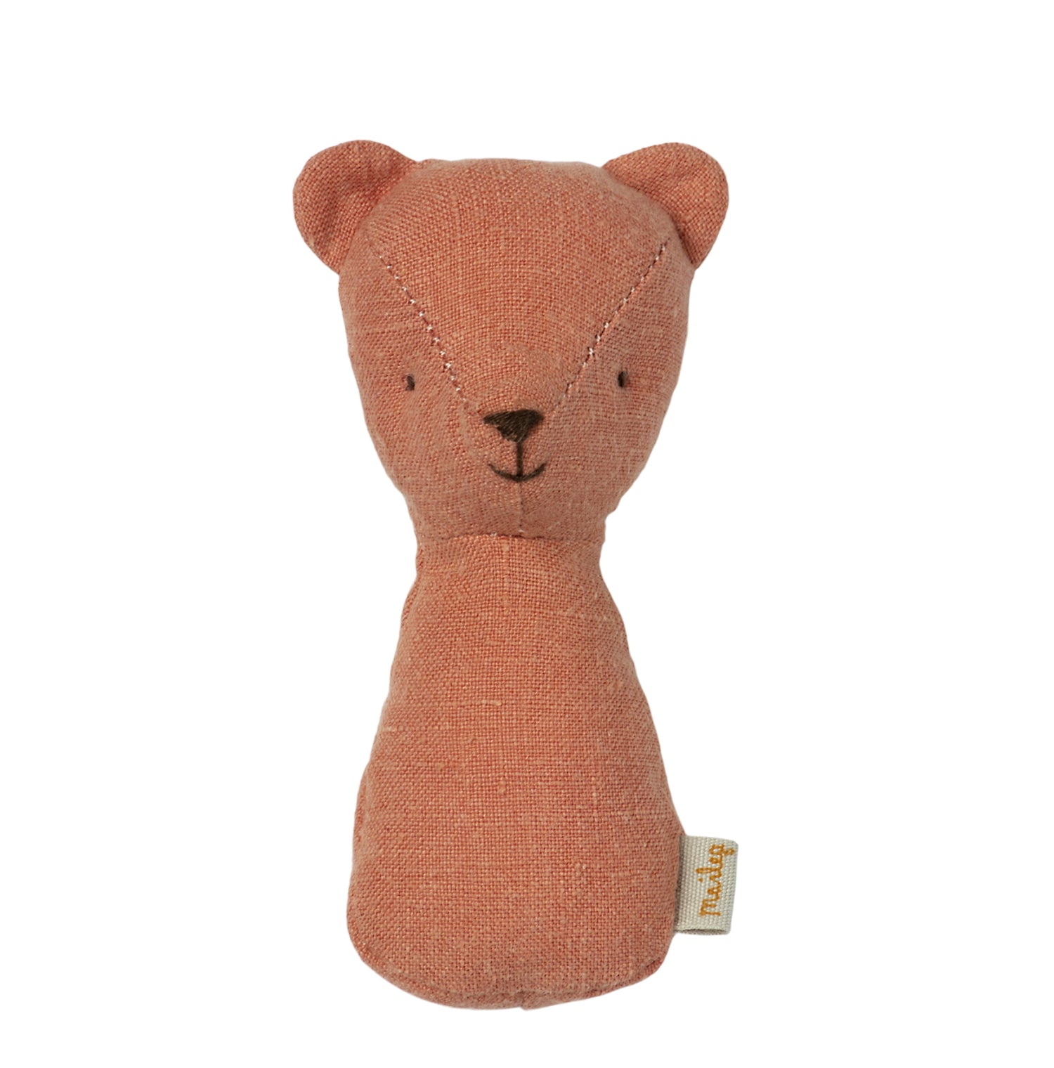 maileg-teddy-rattle-dusty-coral