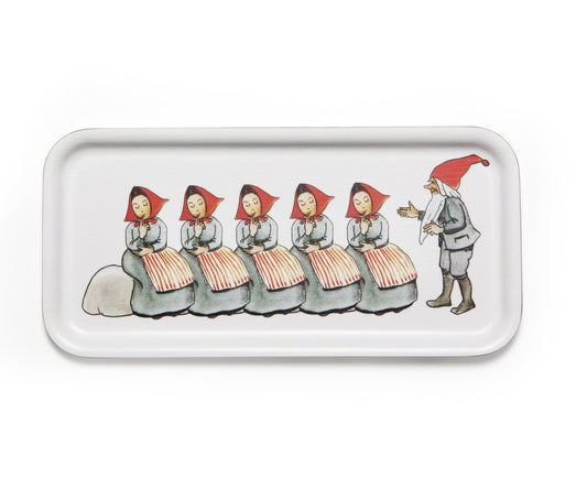 Elsa Beskow Tray 27x13cm Xmas Family