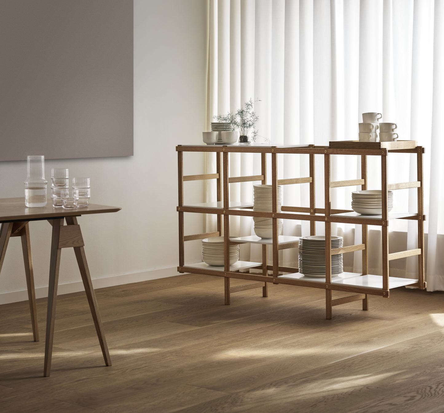 DesignHouseStockholm-frame-shelf-medium-oak-white