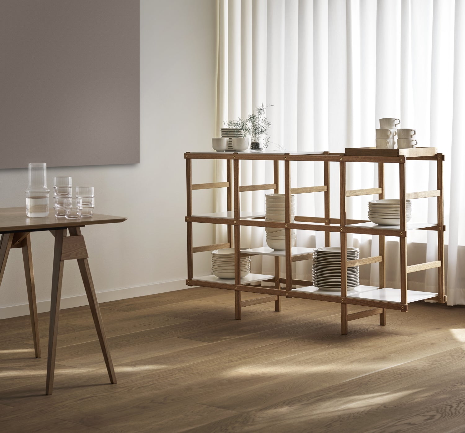 DesignHouseStockholm-frame-shelf-medium-oak-white