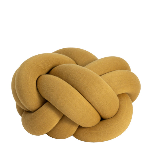 Knot Cushion Medium yellow