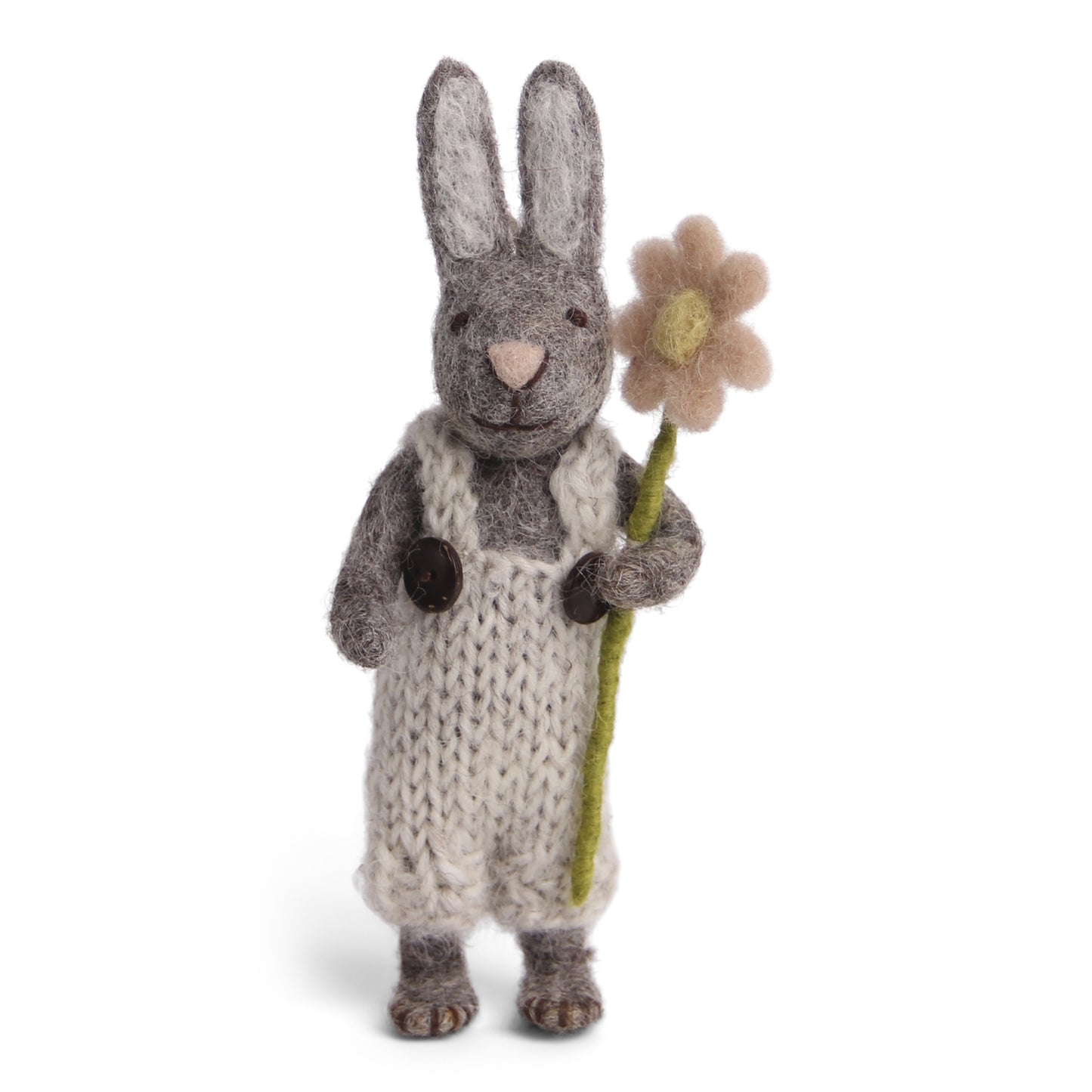 Gry & Sif Bunny Small Grey pants & flower