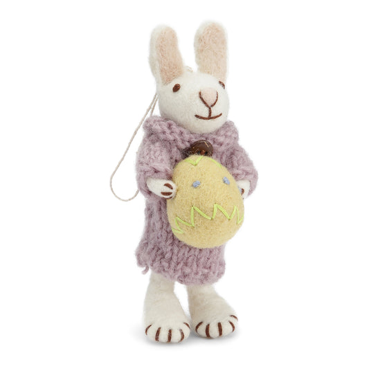 Gry & Sif Bunny Small White dress & egg