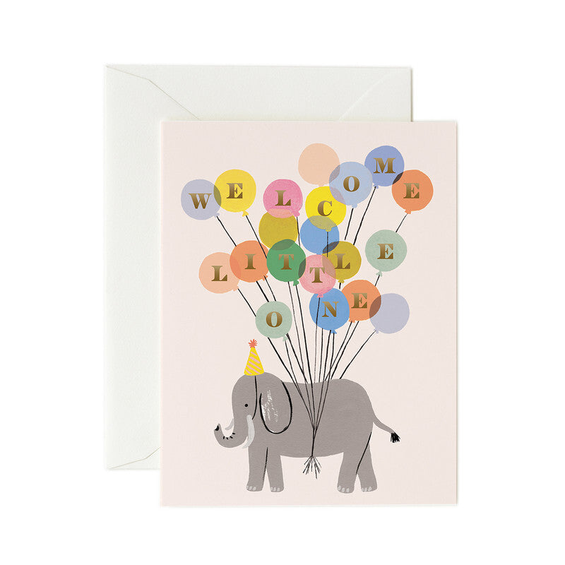 Welcome Elephant Card