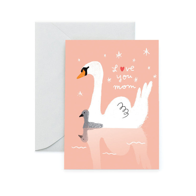 Swan Mum Card