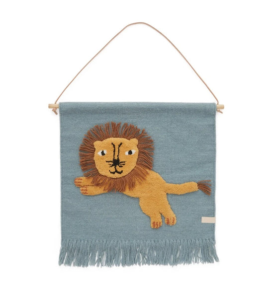 OYOY Jumping Lion Wallhanger