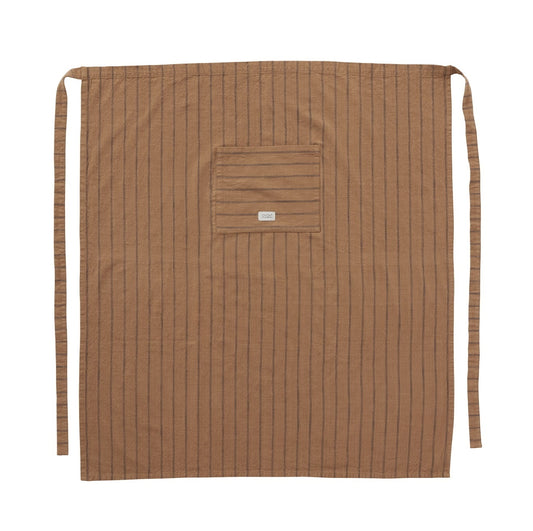 OYOY Gobi Organic Cotton Chefs Apron Brown