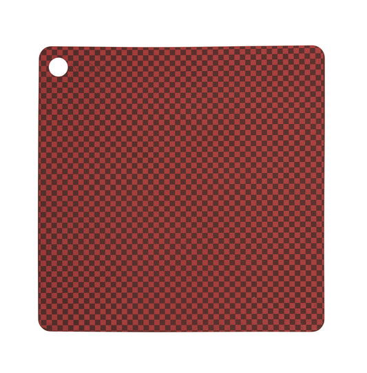 OYOY Placemat Checker Red 2pk