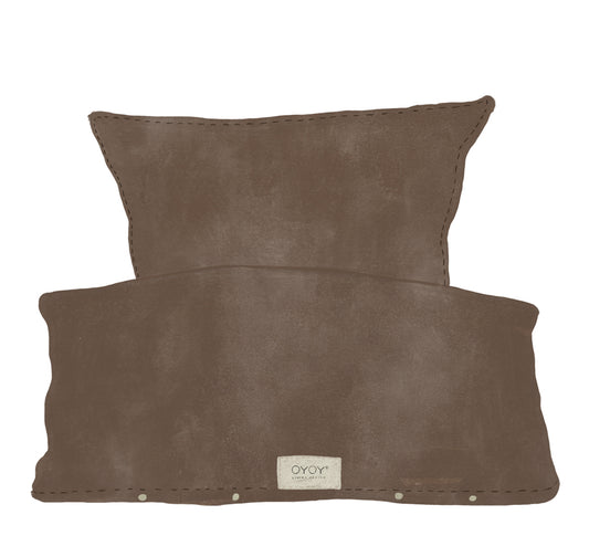 OYOY-nuku-bedding-single-extra-choko
