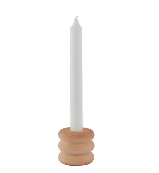 OYOY Savi Ceramic Candle Holder Tall Beige