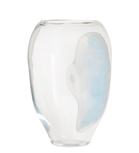 OYOY Jali Vase Large Ice Blue