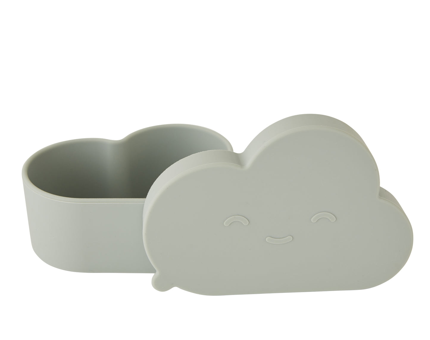 OYOY Cloud Silicone Kids Snack Bowl Green