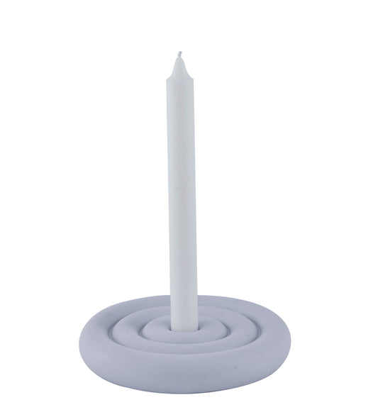 OYOY Savi Ceramic Candle Holder Short Purple