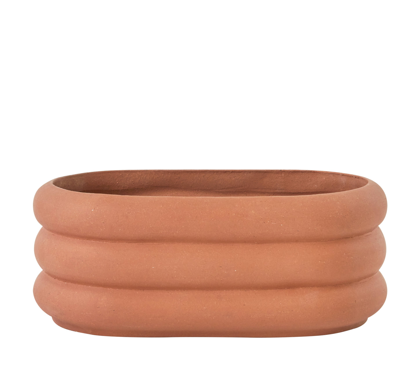 OYOY Awa Terracotta Outdoor Pot Rectangular Large