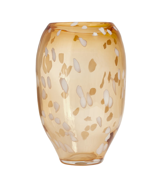 OYOY Jali Vase Large Amber