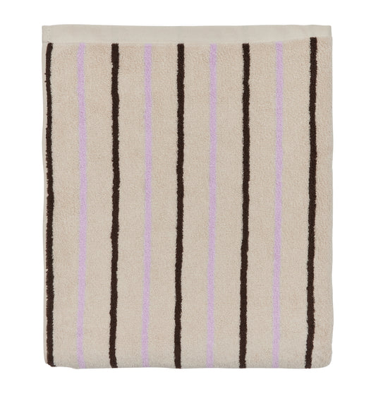 OYOY Raita Organic Cotton Bath Sheet Clay-Purple