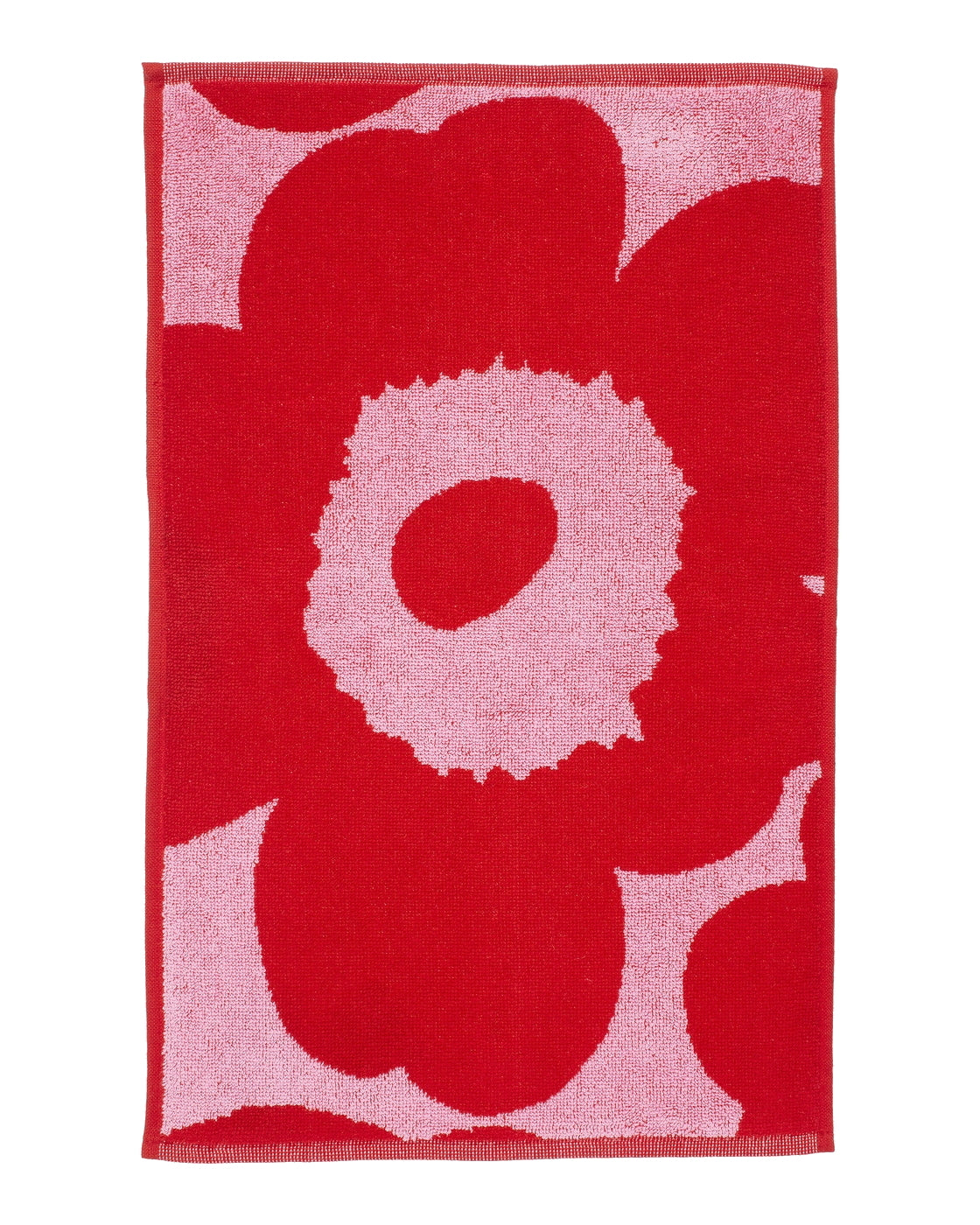 Marimekko Unikko Guest Towel pink-red