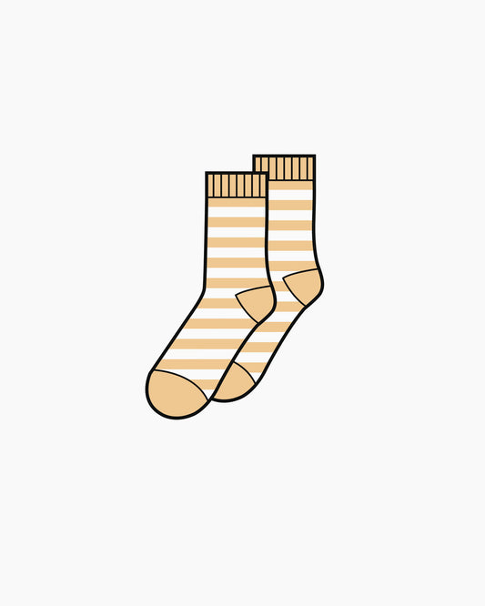 Marimekko Raitsu Socks apricot 37-39