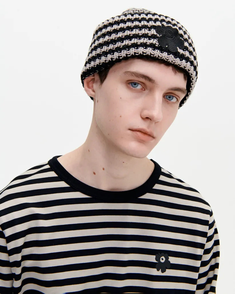 Marimekko-ludia-tasaraita-beanie